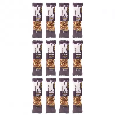 Karma Bars Naaduj si Baton migdaowy z orzechami pekan, syropem klonowym i sol morsk zgrzewka 12 x 40 g
