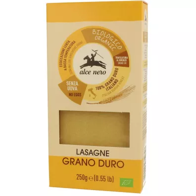 Alce Nero Makaron semolinowy lasagne 250 g Bio