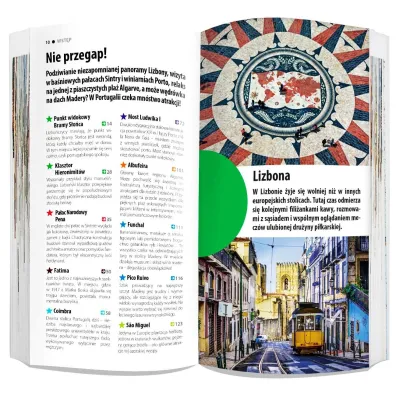 Portugalia light Przewodnik +mapa 2w1