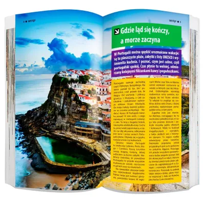 Portugalia light Przewodnik +mapa 2w1