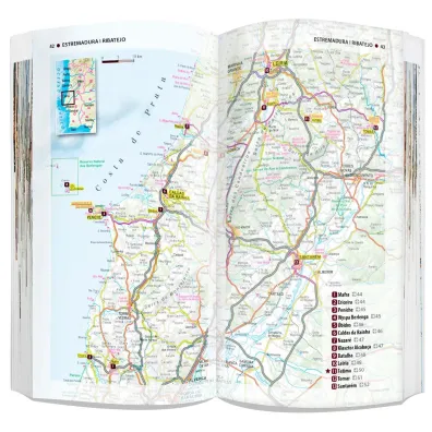 Portugalia light Przewodnik +mapa 2w1