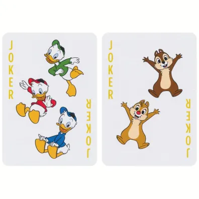Karty do gry Donald Duck, edycja 90-lecia, kolor niebieski
