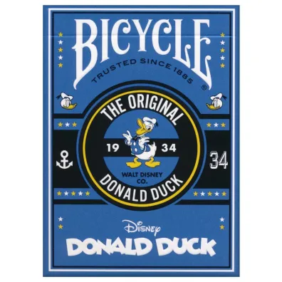 Karty do gry Donald Duck, edycja 90-lecia, kolor niebieski