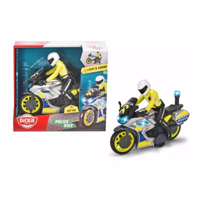 SOS Motocykl policyjny 17cm Dickie Toys