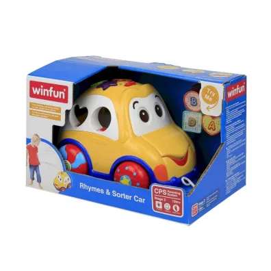 Zabawka do ci�gni�cia B/O Auto sorter  klocki dzwi�k/�wiat�o SMILY PLAY 000659