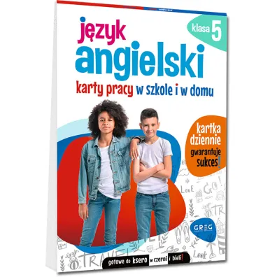 J�zyk angielski. Karty pracy w szkole i w domu. Klasa 5
