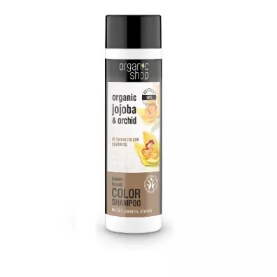 Organic Shop Organic Jojoba & Orchid Glowing Color Shampoo szampon do w�os�w farbowanych 280 ml