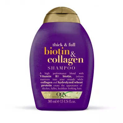 Organix Szampon z biotyn� i kolagenem dodaj�cy w�osom obj�to�ci Biotyna & Kolagen 385 ml