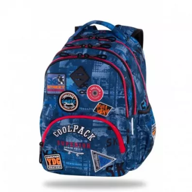 Coolpack Badges Plecak 3-komorowy Coolpack Bentley blue
