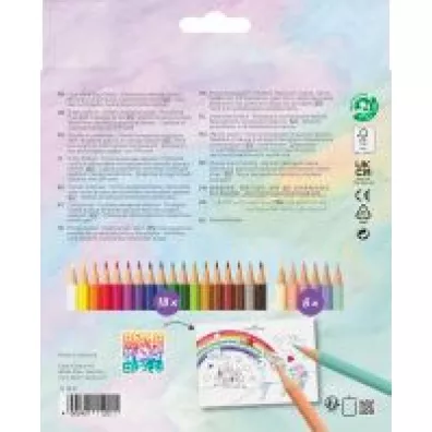 Faber-Castell Kredki sze�ciok�tne Unicorn 24 szt.