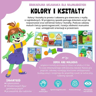 Kolory i kszta�ty ABC Malucha TREFL