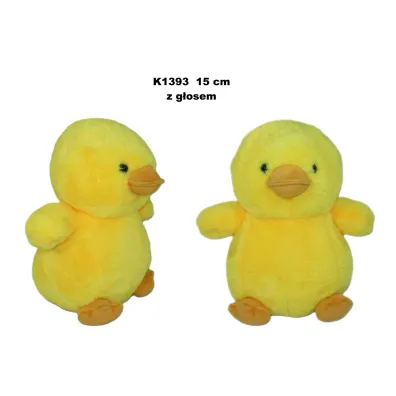 Pluszak 15 cm Kaczka z g�osem Wielkanoc SUN-DAY K1393-24