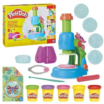 Play-Doh Podwietnlany Mikroskop, zabawka kreatywna Hasbro