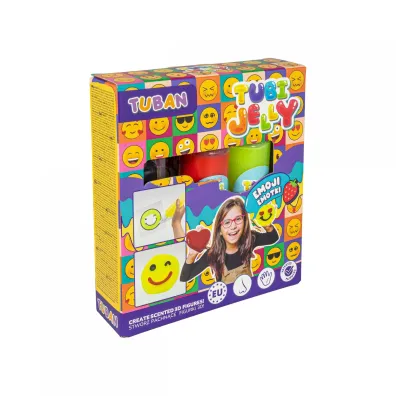 ZESTAW TUBI JELLY 3 KOLORY   EMOTKI Tuban