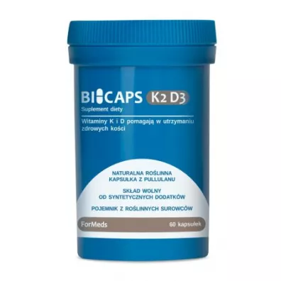 Formeds Witamina D3 i K2 Bicaps K2 D3 Suplement diety 60 kaps.