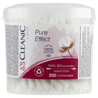 Cleanic Patyczki higieniczne w pude�ku Pure Effect 200 szt.