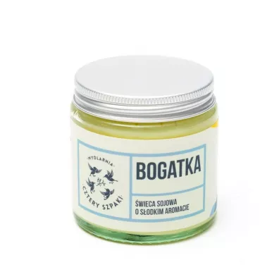 Mydlarnia 4 Szpaki Bogatka - sojowa wieca zapachowa, kwiatowa 100 g