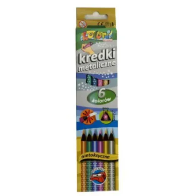 Penmate Kredki o��wkowe metaliczne Premium Kolori 6 szt.