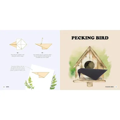 Easy Origami Birds. 400 Pages Ready to Fold with 10 Step-by-Step Tutorials