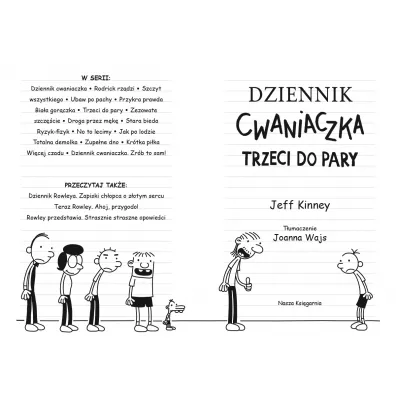 Trzeci do pary. Dziennik Cwaniaczka. Tom 7
