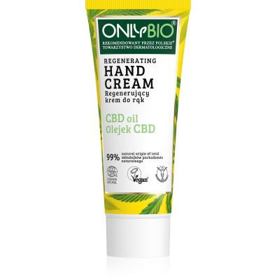 OnlyBio CBD Oil Hand Cream Regenerating regenerujący krem do rąk 75 ml