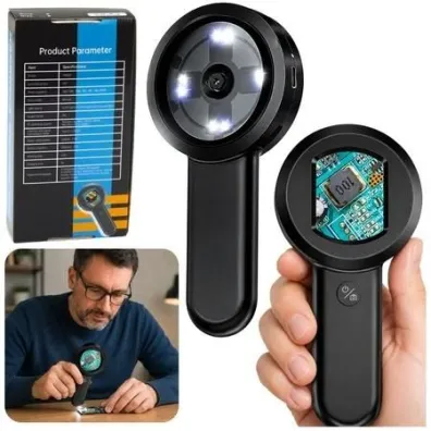 Mikroskop cyfrowy r�czny przeno�ny kamera HD 100x LeanToys