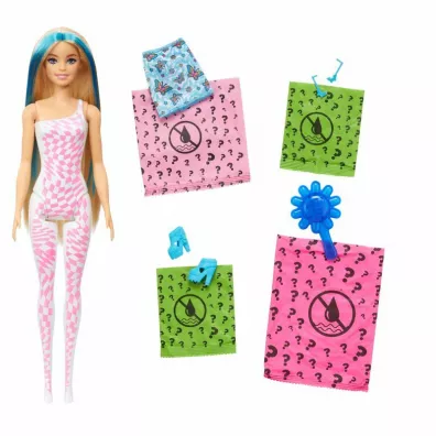 Barbie Color Reveal Lalka Seria Kolorowe wzory Mattel