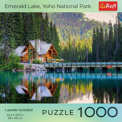 Puzzle 1000 USA Collection Emerald Lake, Yoho National Park Trefl