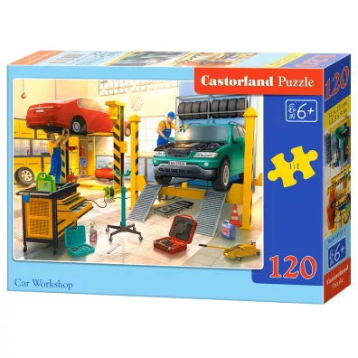Puzzle 120 el. Car Workshop Castorland