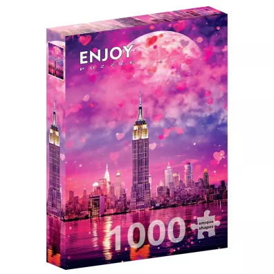 Puzzle 1000 el. Walentynki w Nowym Jorku Enjoy
