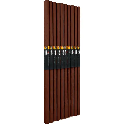 Interdruk Paczka Bibu�a marszczona br�zowy 50x200cm