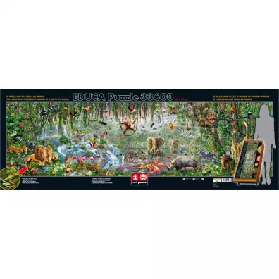 Puzzle 33600 el. Dzika przyroda Educa