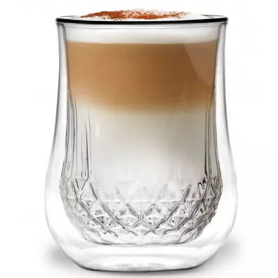 Vialli Design Zestaw szklanek z podwjn ciank Diamante 25844 2 x 300 ml