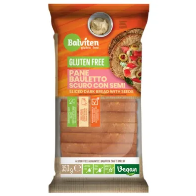 Balviten Chleb ciemny z ziarnami krojony bezglutenowy 350 g