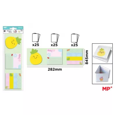 Mp Main Paper Karteczki samoprzylepne ananas