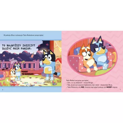 Bluey. Tato-robot. Moja czytanka