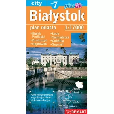 Plan miasta Biaystok +7 1:17 000
