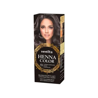 Venita Henna Color balsam koloryzujcy z ekstraktem z henny 19 Czarna Czekolada 75 ml