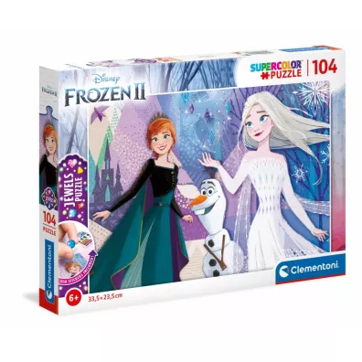 Puzzle 104 el. Jewels Frozen 2 Clementoni