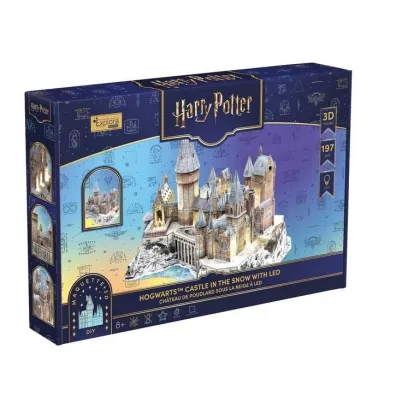 Puzzle 3D Harry Potter zamek Hogwart LED Cubic Fun