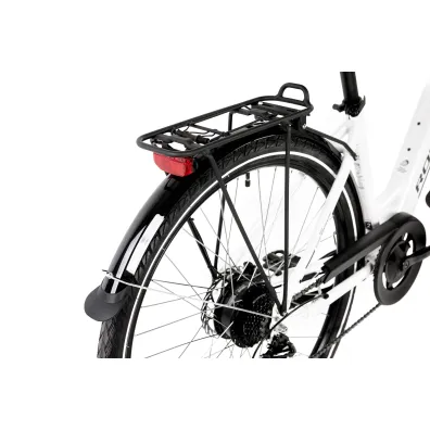 Romet Rower elektryczny WAVE AN 1.0 R 504WH bia�y 17 M