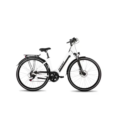 Romet Rower elektryczny WAVE AN 1.0 R 504WH bia�y 17 M