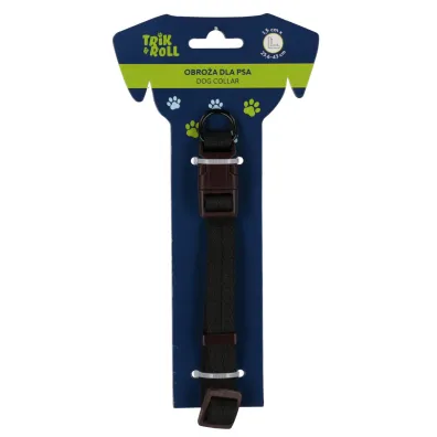 Obro�a dla psa 1,5 cm czarna TRIK&ROLL 560693