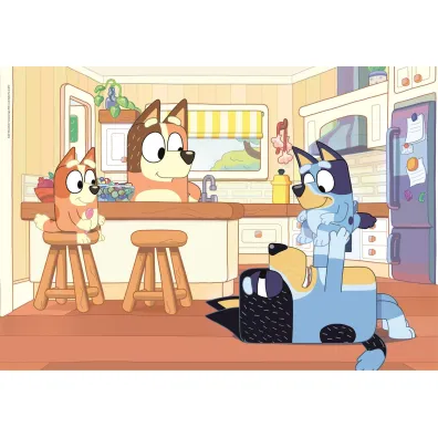 Puzzle 104 el. Superkolor Bluey Clementoni