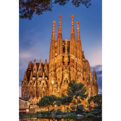 Puzzle 1000 el. Sagrada Familia, Barcelona Educa