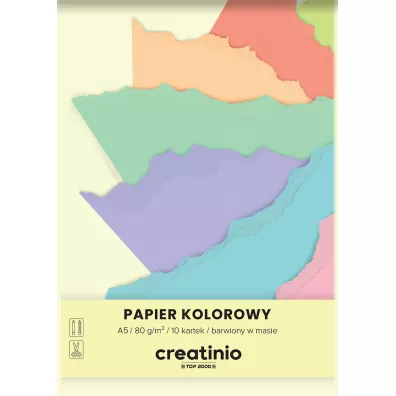 Top-2000 Papier kolorowy Creatinio A5 10 kartek