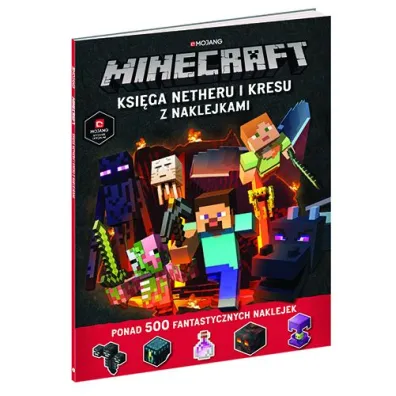 Minecraft. Ksi�ga Netheru i Kresu z naklejkami