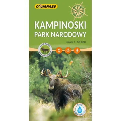 Kampinoski Park Narodowy mapa laminowana skala 1 : 50 000