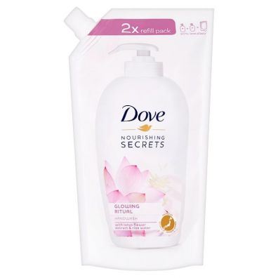Dove Nourishing Secrets Glowing Ritual Lotus Flower Extract & Rice Water zapas myda do rk w pynie 500 ml