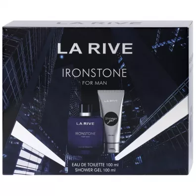 La Rive Zestaw dla m�czyzn Woda toaletowa Ironstone Men + �el pod prysznic 2 x 100 ml